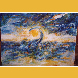„Staphysagria - Schlangenorkan im Seelenmeer„ Acryl 1999
